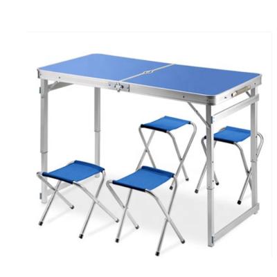 China Outdoor Table Portable Folding Table and Chair Set Folding Chair and Table Sets for Events Folding Dining Table Set for sale