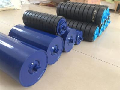 China 6204 Double Sealed Bearing Impact Idler Roller for Mining Industry for sale