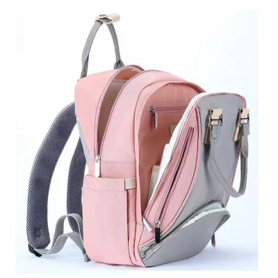 China Best Hot Sale Designer Anti-theft Diaper Backpack Bag Fashion Diaper Bags Mommy Baby Bag for sale