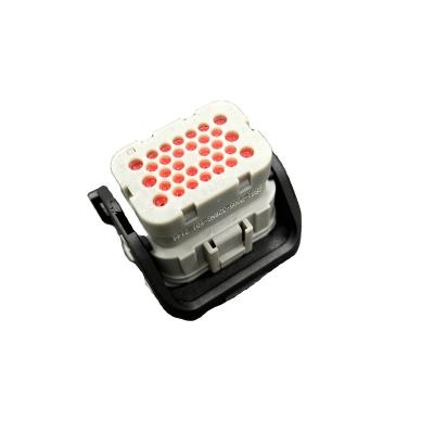 China GE 32PIN Automotive Rectangular Connector Plug - B Key Battery Terminal Connector Solar Connector for sale