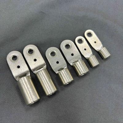 China new automotive stamping parts energy copper tube terminal copper terminal stamping parts 6.0*12.0 for sale