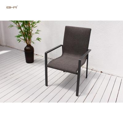 China High Quality Modern Aluminum Casting Outdoor Garden Furniture Patio Chair Set Modern Dining Chair Supplier for sale