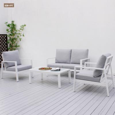 China BHR Best Price Modern Aluminum Frame Outdoor Furniture Garden Outdoor Sofa Set for sale