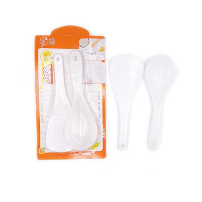 China Factory Wholesale Traditional Vietnam Rice Spoon Kitchen Utensils 2pcs Plastic Nonstick Rice Spoon Best Selling for sale