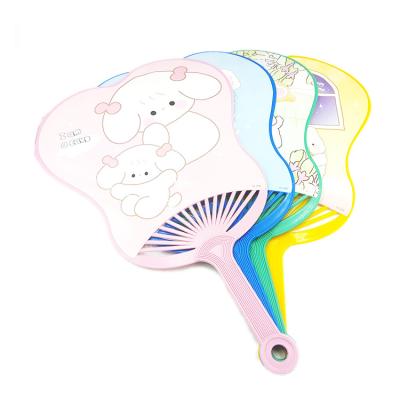 China Wholesale China Summer Products Hot Low Price High Quality Cartoon Student Cooling Manual Fan for sale