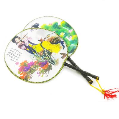 China China Summer Hot Selling Chinese Style Wholesale Palace Around Printing Fan for sale