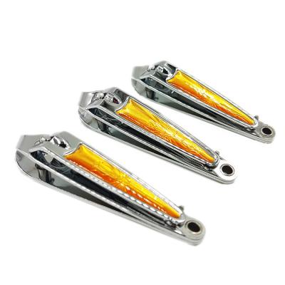 China Small durable home goods sell large gold oblique glue nail clippers wholesale nail clippers for sale