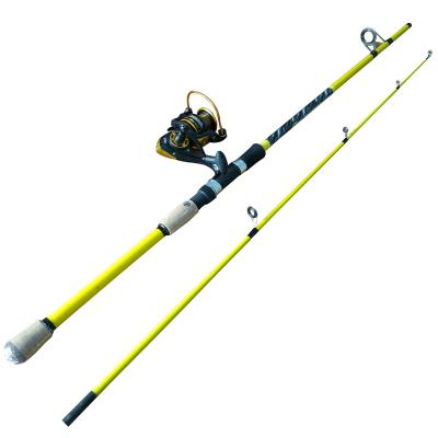 China Glass Fishing Tackle Set Combo Spinning Rod And Reel 1.8-3.6m for sale