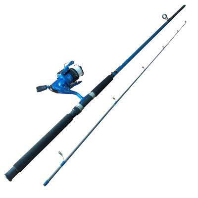 China Glass Spinning Fishing Rod Reel Combo Set 2 Section 7' ​​Glass for sale