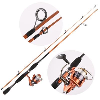 China Fishing Tackle Rod Reel Combo Carbon Spinning 2 Section 6' 6