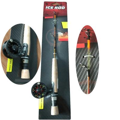 China Factory Price Glass Ice Fishing Rod And Reel Combo Set for sale