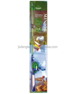 China Best Selling Junior Fishing Kit Fishing Tackle Solid Glass Set for sale