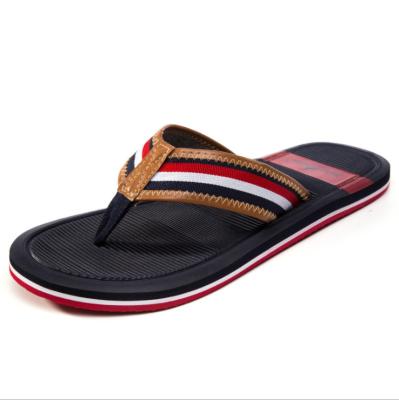 China Wear-resistant men's new fashion trend slippers Korean fashionable and non-slip herringbone slippers for sale