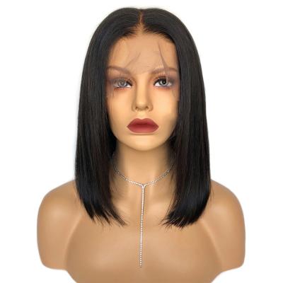 China 100% Full Lace Wigs Human Hair Bone Wave Lace Wigs Pixie Cut Silky Straight Hair Bundles Full Lace Wigs for sale