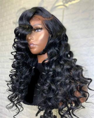 China Wholesale BRI Loose Deep Wave 4x4 Deep Wave Lace Front Wig Brazilian Transparent Lace Closure Wig For Color Women Remy Wig Pre Plucked for sale