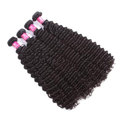 China Deep Wave Bis Deep Wave Bundles Length 12 To 24inches Raw Virgin Human Remy Hair Bundles Free Sample Brazilian Cuticle Aligned Hair for sale