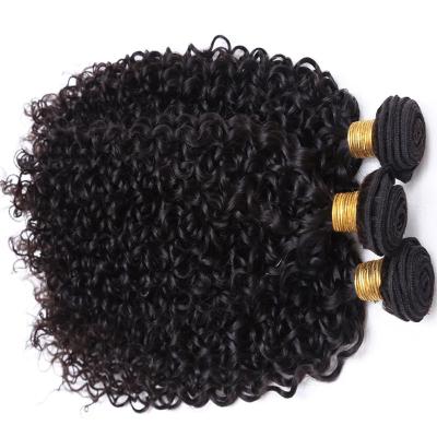 China Jerry Curl 7A Brazilian Curly Hair Big Curly Wave No Tangle No No Shed For Black Color for sale