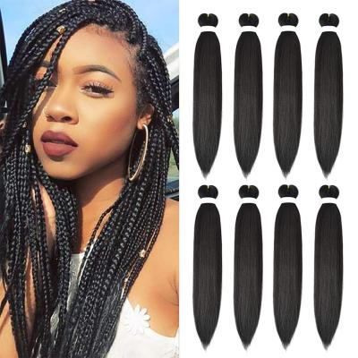 China Professional Yaki Itch Free Perm Yaki Hot Arrangement Texture Yaki Pony Yaku Wave Braiding Hair Extension Prestretched Braiding Hair (#1B) for sale