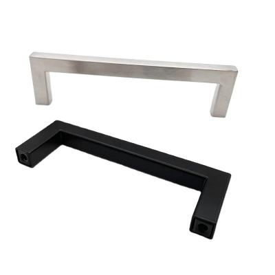 China Contemporary Small Furniture Cupboard Door Stainless Steel Handle Cabinet Drawer Handle Hardware Furniture Fittings for sale