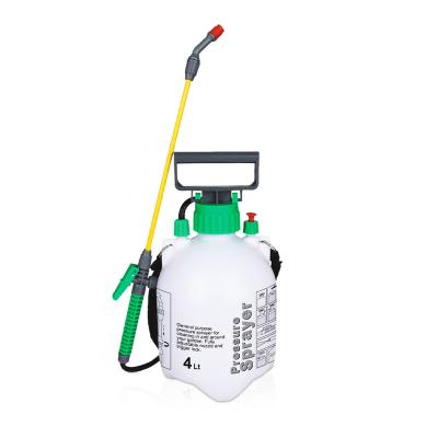 China Professional Plastic 4L Agriculture Shoulder Water Pressure Sprayer Garden/Plant Weed Pest Control Pressure Sprayer for sale