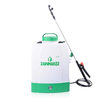 China Garden/plastic 16L agriculture commercial rechargeable sprayer irrigation backpack battery electric sprayer for sale