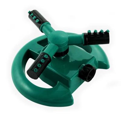 China Plastic Auto Rotating Portable Lawn Sprinkler Water Hose Spray Grass Yard Care for sale