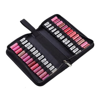 China Easy to Carry Customized Logo Women Travel Lipstick Carry Case Makeup Holder Cosmetic Organizer for sale