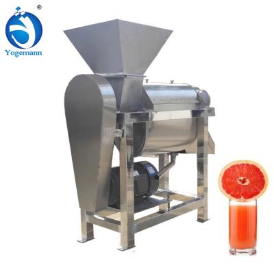 China Beverage Fruit Squeezer Crusher Price Screw Juicer Machine Stainless Steel Material Hot Selling Best For Fruit for sale