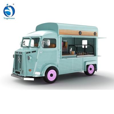 China best vegetable processing factory street fast food vending truck for sale with stainless steel for sale