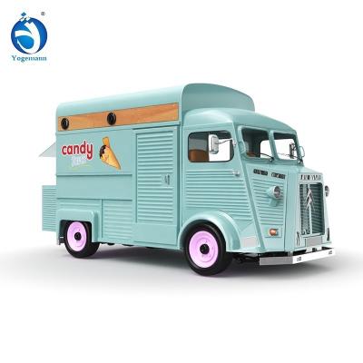 China Best Price Popular Mobile Snack Kitchen Hot Selling Citroen Mobile Fast Food Truck for sale