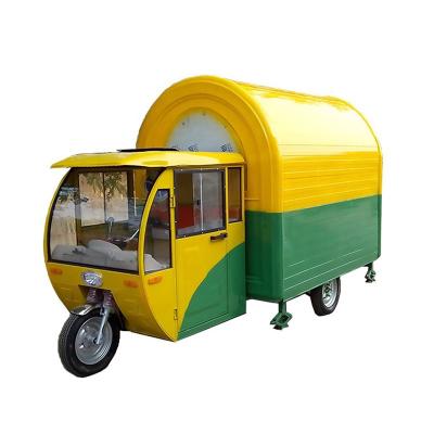 China Snack factory CE OEM ice cream donut food vending carts mobile electric tricycle food cart truck for sale for sale