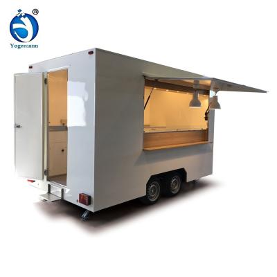 China Hotels Mobile Fast Food Trailer Food Truck Ice Cream Kitchen Trailer for sale