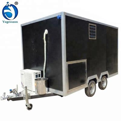 China Mobile vegetable processing plant food vending trailer fast food cart food trailer for sale