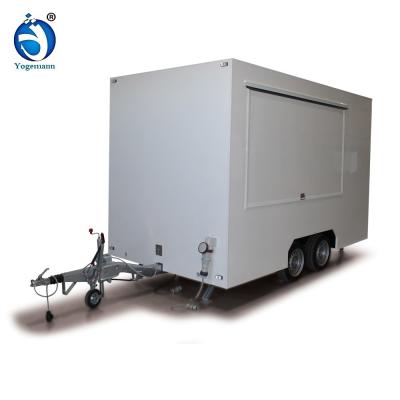 China 2021 vegetable processing plant make street mobile food truck food trailer for cafe ice cream trailer//bbq food for sale