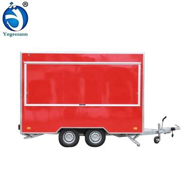 China High quality mobile vegetable processing plant Yogemann fast food trailer with low price high efficiency on sale for sale