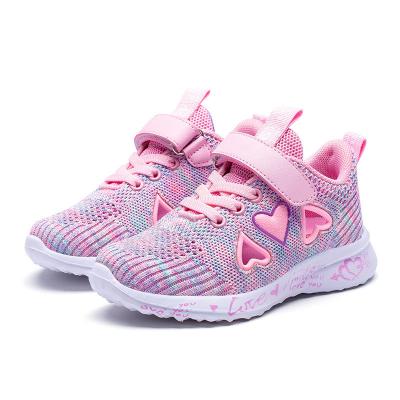 China 2022 Breathable Girl Boys Fashion Comfortable Breathable Anti Slip Sneakers Children Sports Shoes for sale