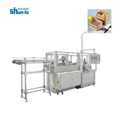 China Shunda SMD-80C Square And Rectangular Food Paper Bowl Making Machine for sale