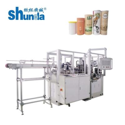 China Intelligent Disposable Paper Tissue Container Potato Chip Container Paper Tube Machine for sale