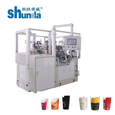 China Automatic Disposable Paper Food Container Making Machine 70-80 Pcs/Min for sale