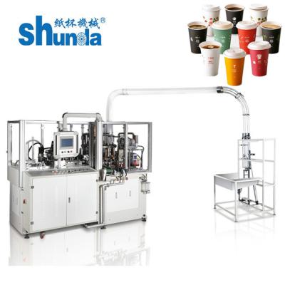 China 14Kw Shunda High Speed Paper Cup-Making-Maschine mit benutzerdefinierter Tassengröße zu verkaufen