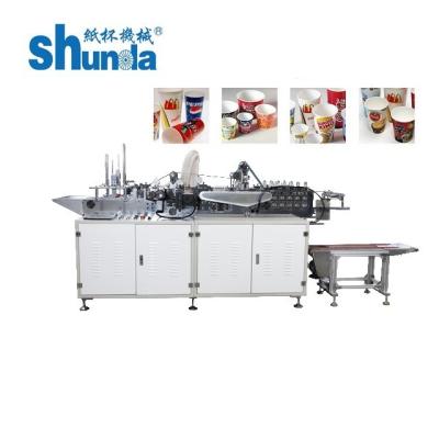 China PE-gecoate papierrand vouwmachine papier blanco skiving machine Te koop