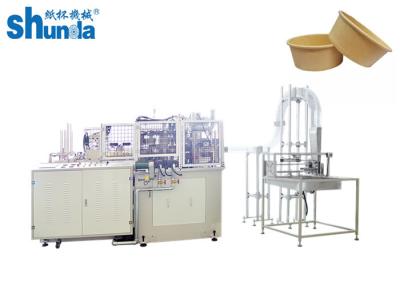 China Food Soup Noodles Paper Bowl Making Machine , Bottom Diameter 60 - 115mm for sale