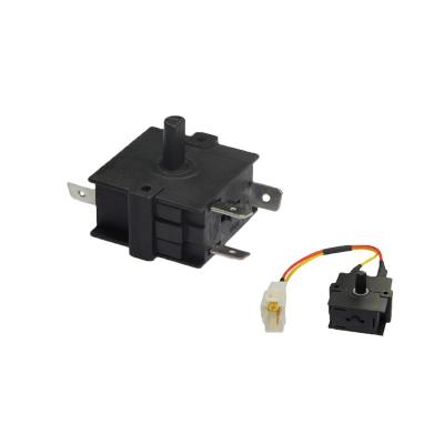 China Pole 2 2 Bottom Circuit Control Black 1 3 4 5 Position Mini Electric Miniature T125 16A 250v Oven Rotary Cam Gear Switch for sale