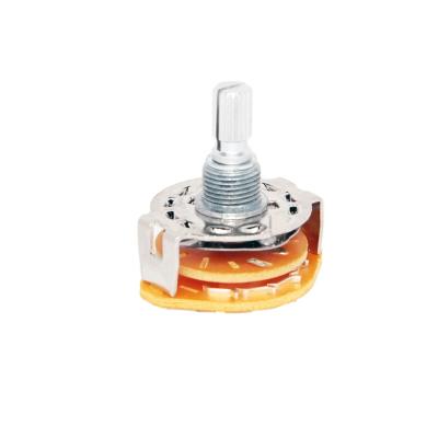 China Electronic Equipment 360 Degree Rotary Band Switch 8 Position Speed ​​Limit DIP Switches For Oven for sale