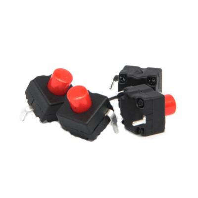 China Base Plastic: PA66 OR PBM New Design 12mm*12mm On Off 1A DC 30V Push Button Switch For Flash Light for sale