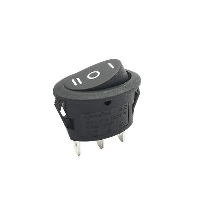 China Automotive Electrical Equipment kcd3 CQC T125/55 3 Pin 3 Way SPDT ON-OFF-ON Rocker Rocker Switch for sale