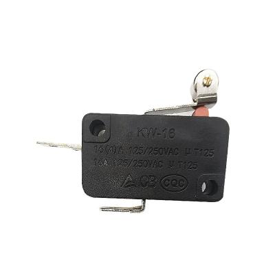 China Electronic Hardware Factory Supply Limit Switch 16A 250VAC T125 Micro Roller Lever SPDT Micro Switches for sale