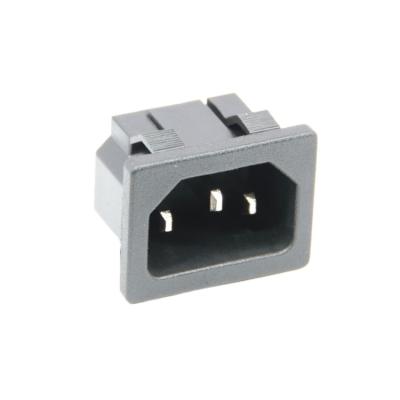 China Wholesale High Quality Residential/General Purpose IEC Connector Snap Fit To Panel Inlet 3 Pins IEC Inlet AC Power Outlet for sale