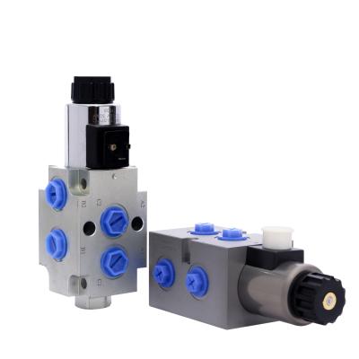 China On Off Solenoid Control Valve 6 Way 2 Position Hydraulic Electric Valve for sale