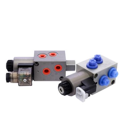 China Cartridge Hydraulic Solenoid Valve 2 Position 6 Way Manifold Block Customized for sale